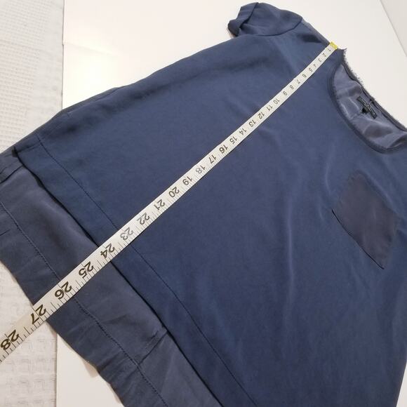 Rag & Bone Navy Blue Blouse - Picture 8 of 12